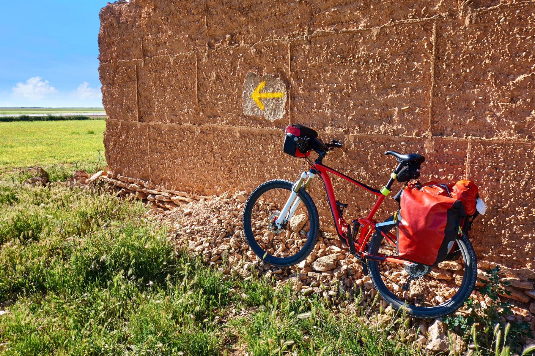 Fahrradpause am Pilgerweg