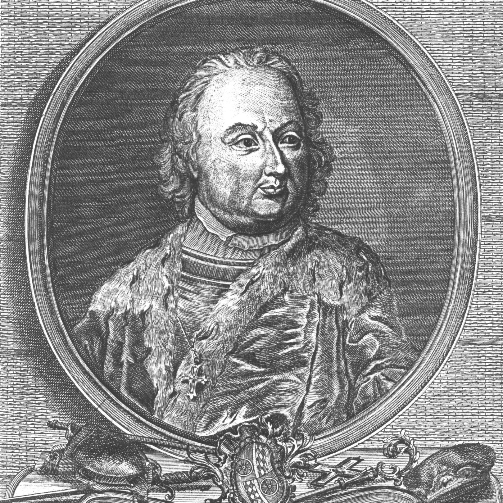 Heinrich III. von Virneburg, gezeichnet ca. 1774 (c) Wilhelm Christian Rücker / IMKG