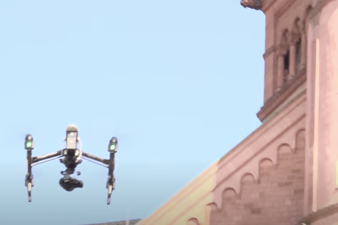 Drohnenflug um den Mainzer Dom