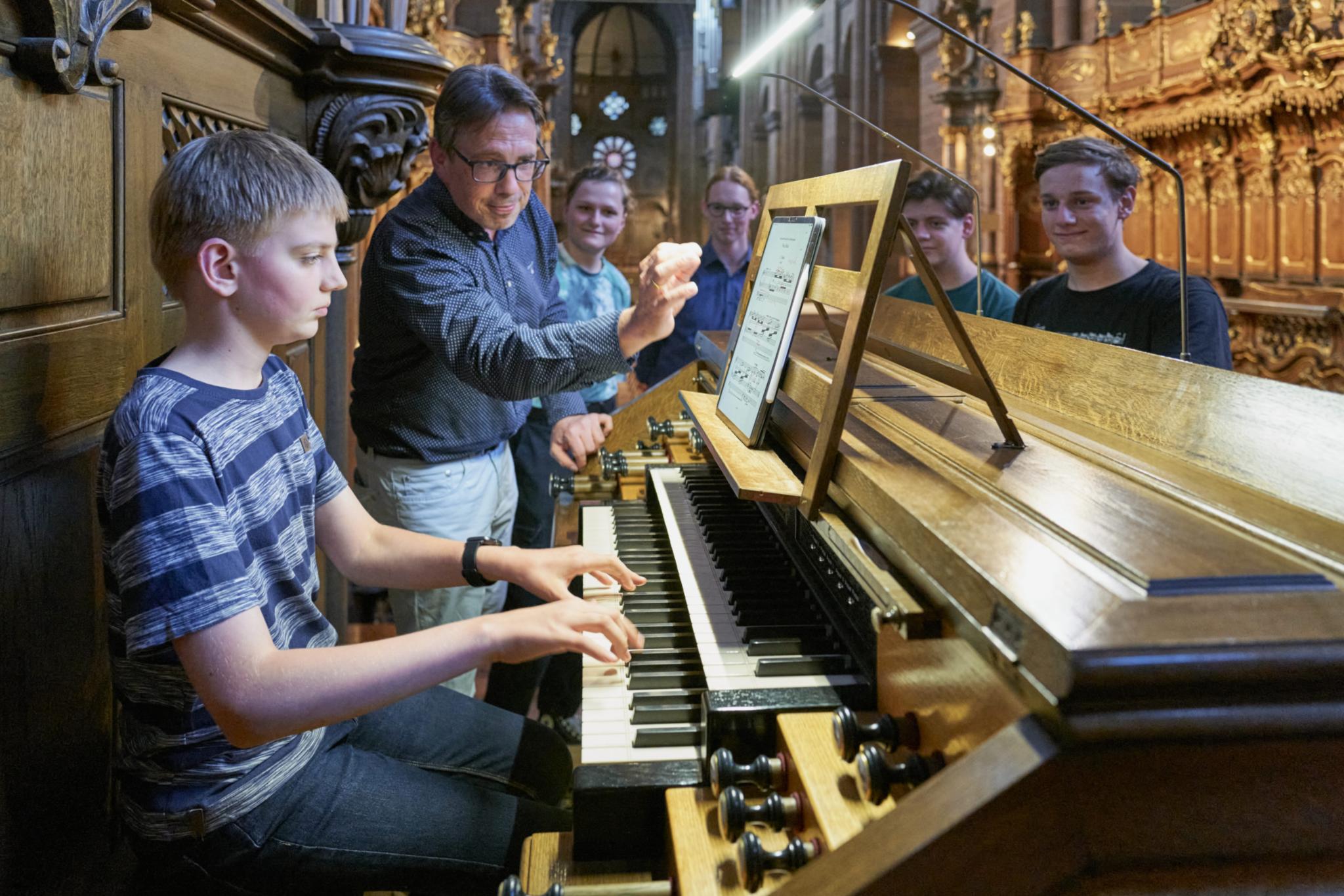 Orgelunterricht am Institut für Kirchenmusik