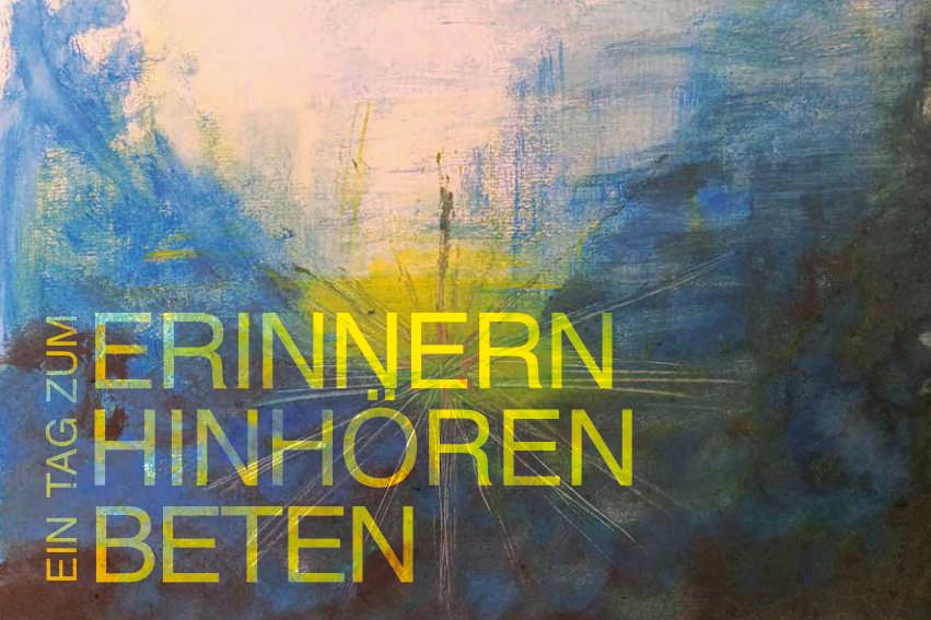 Postkarte - erinnern, hinhören, beten
