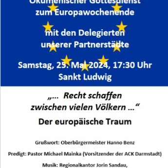 Plakat Europagottesdienst