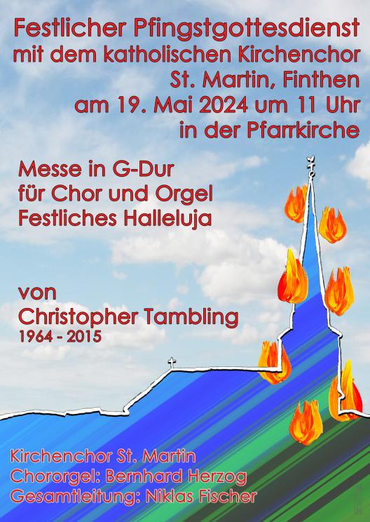 Plakat Pfingsten2024 century Wolkenhimmel5'05 A5