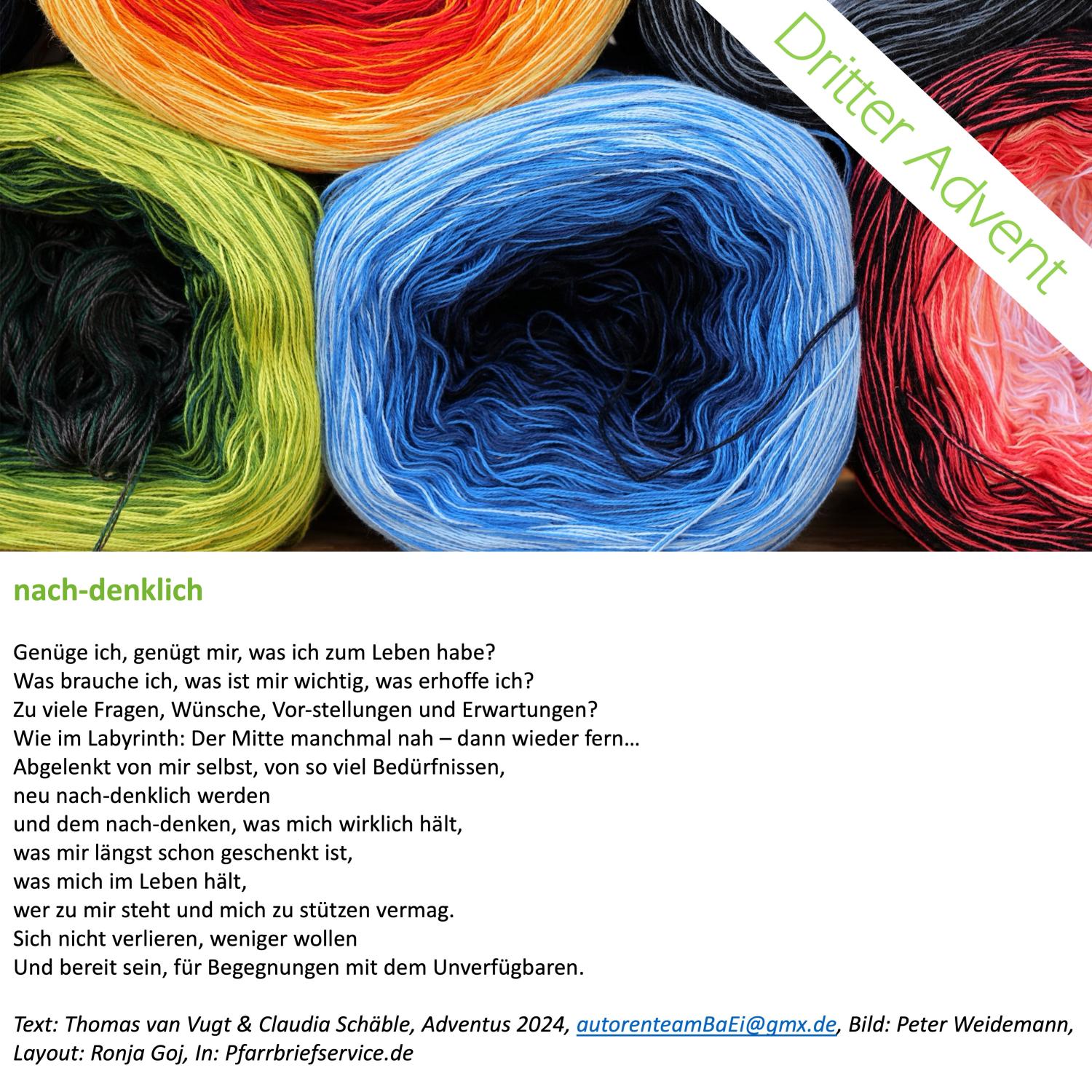 Dritter_Advent_final_by_Text_Thomas_van_Vugt_Claudia_Schäble_Adventus_2024_Bild_Peter_Weidemann_pfarrbriefservice (c) Pfarrbriefservice Dritter_Advent_final_by_Text_Thomas_van_Vugt_Claudia_Schäble_Adventus_2024_Bild_Peter_Weidemann_pfarrbriefservice (c) Pfarrbriefservice