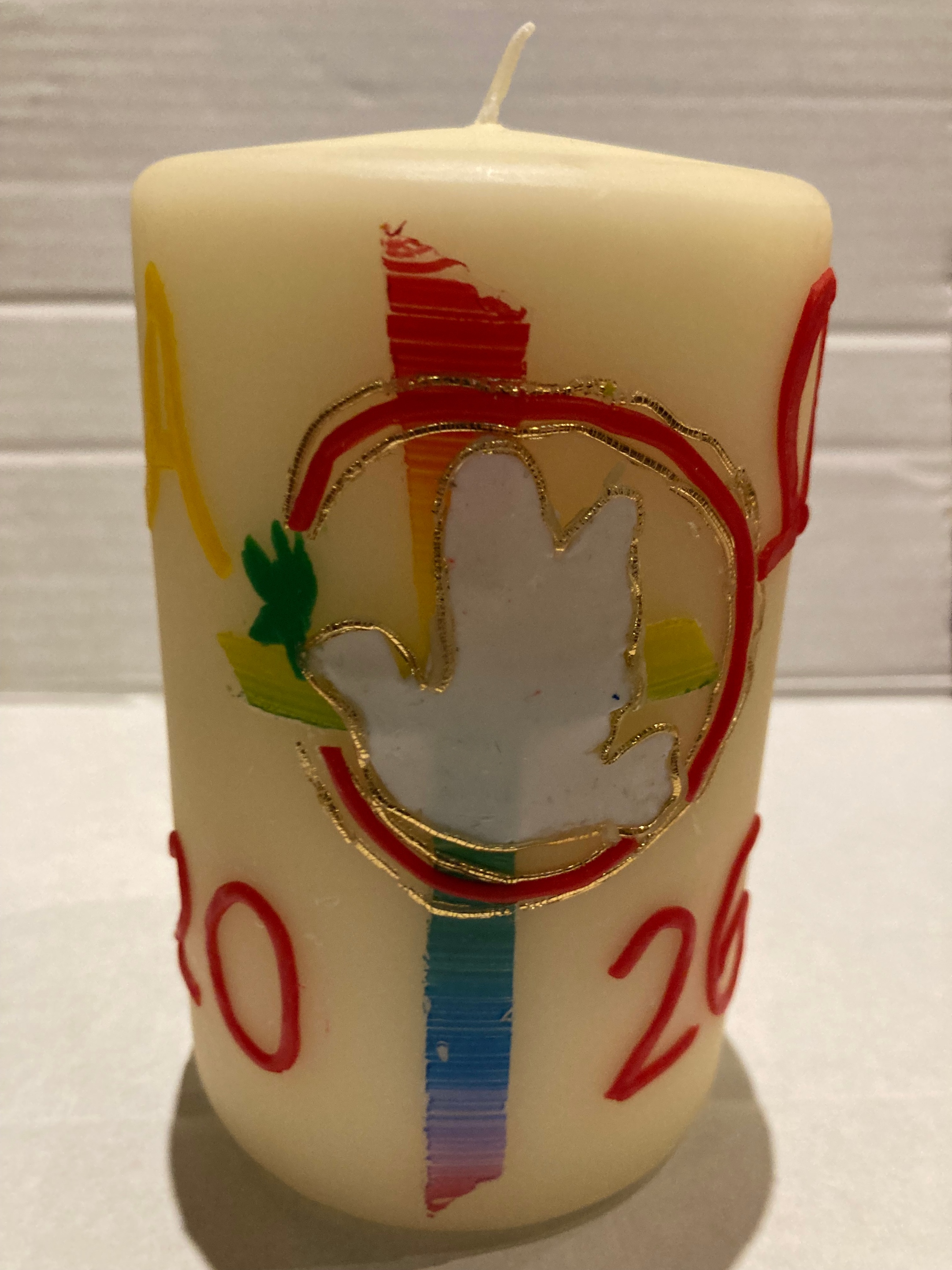 Osterkerze 2026 (c) brube Osterkerze 2026