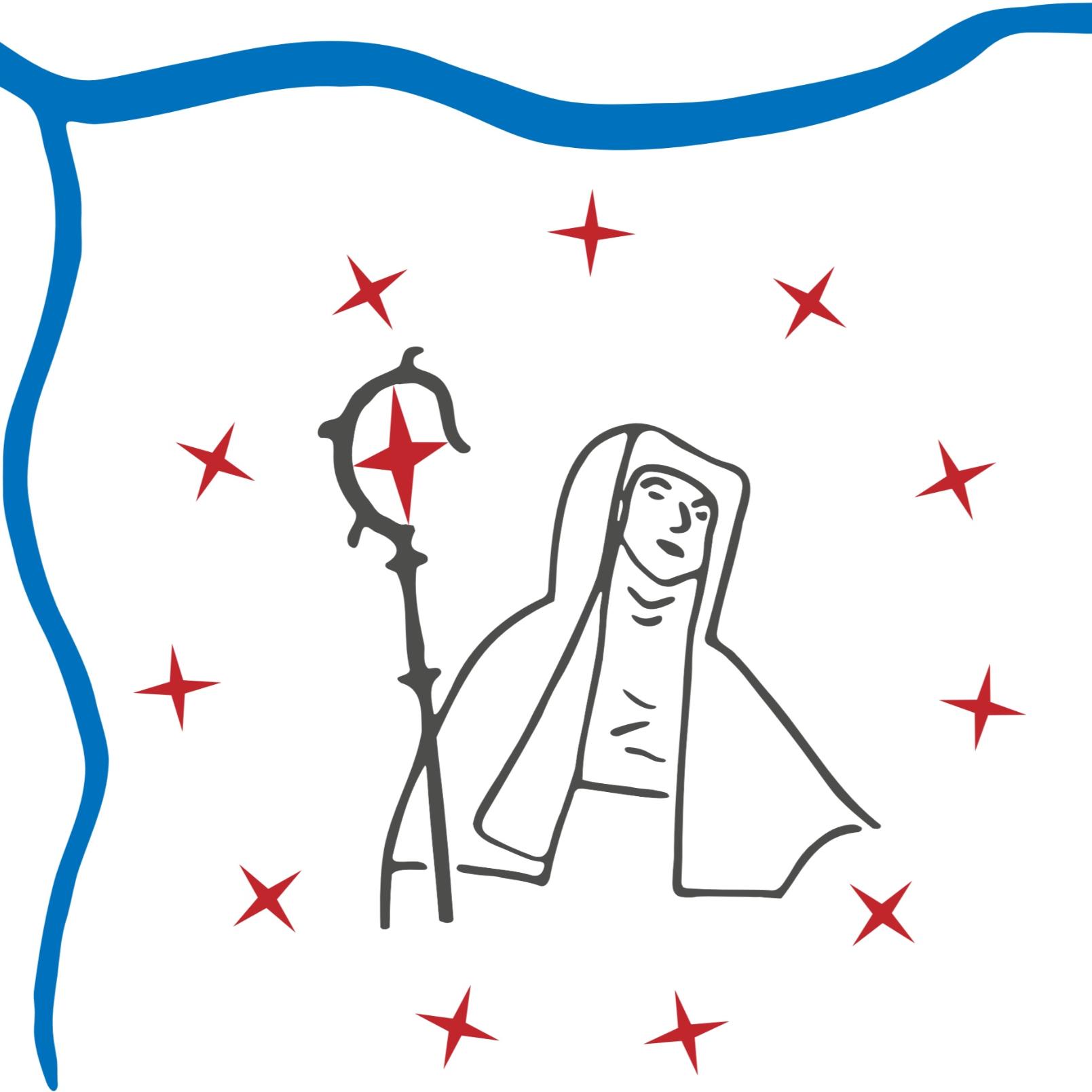 Logo der Pfarrei Hl. Hildegard von Bingen, Rhein und Nahe