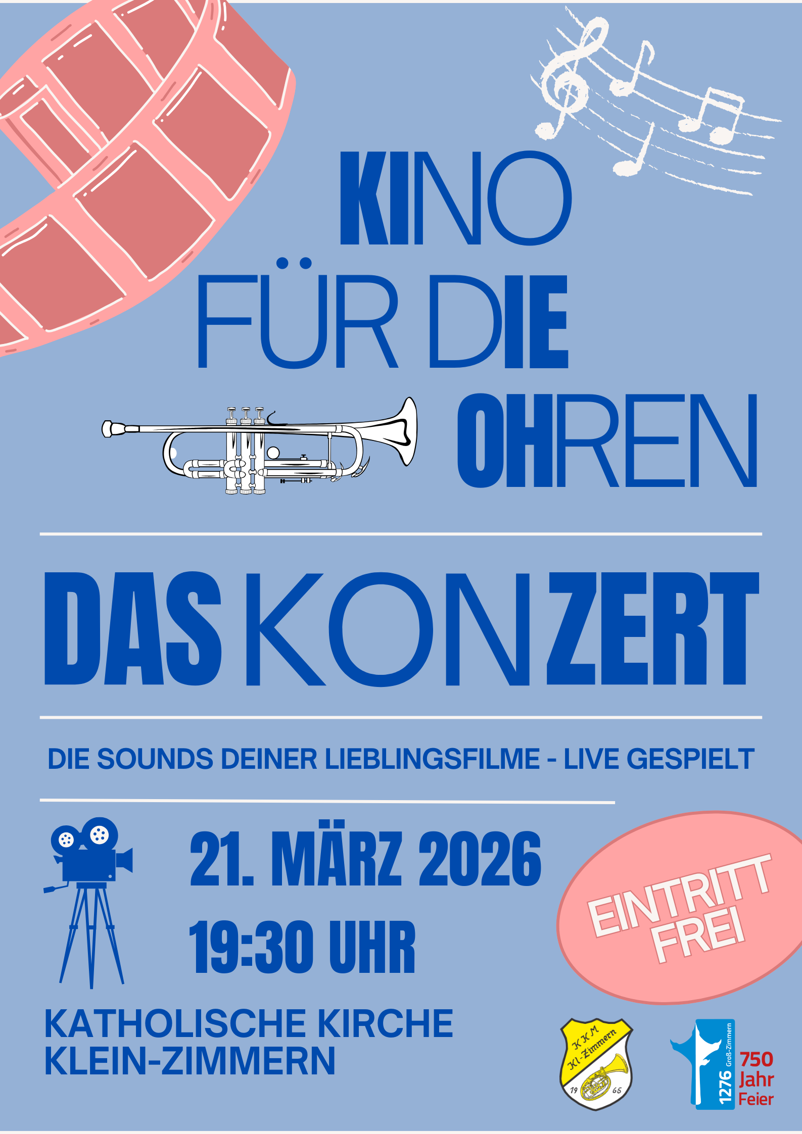 Plakat Orchester Filmmusik-Projekt