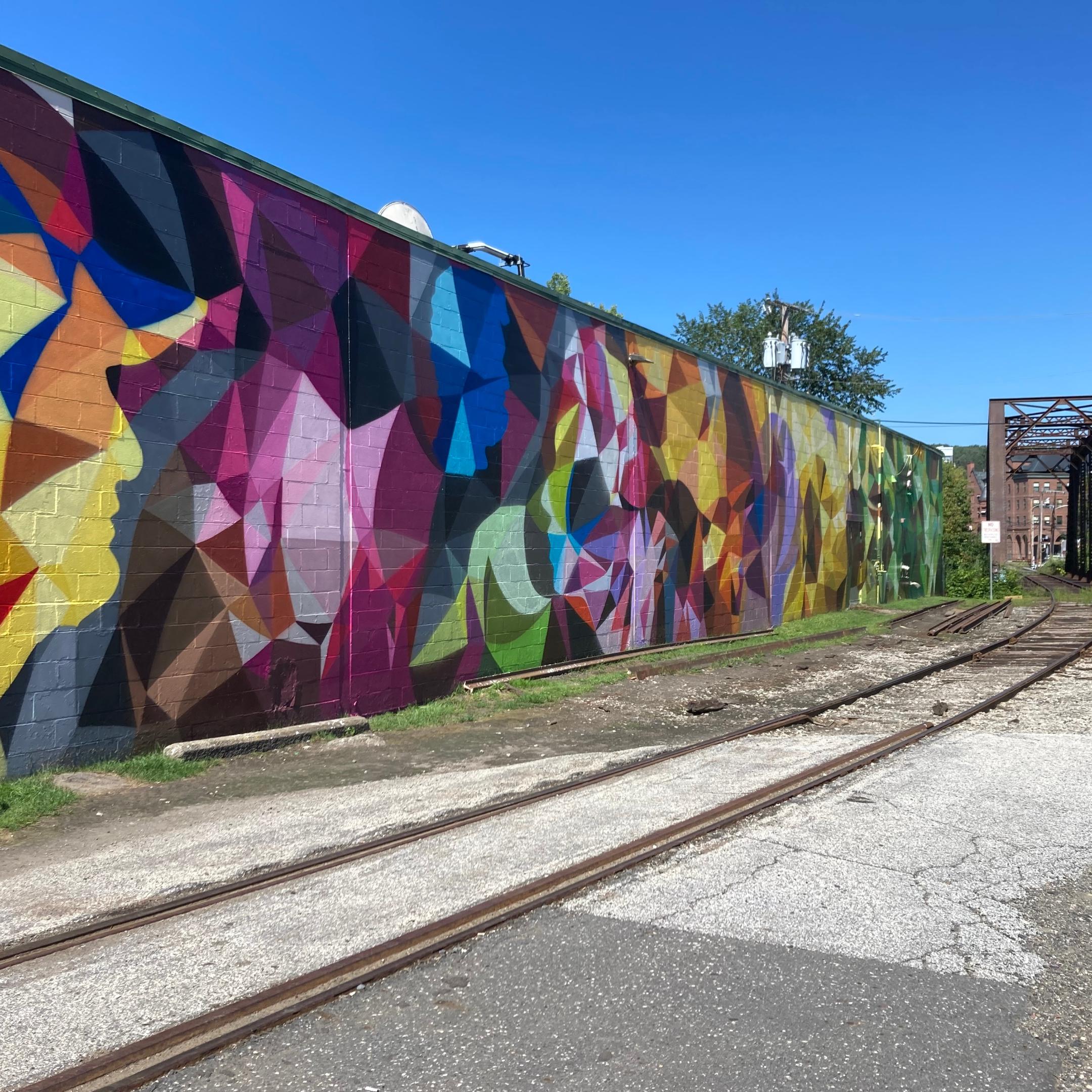 Bunte Wand Montpelier_Vermont