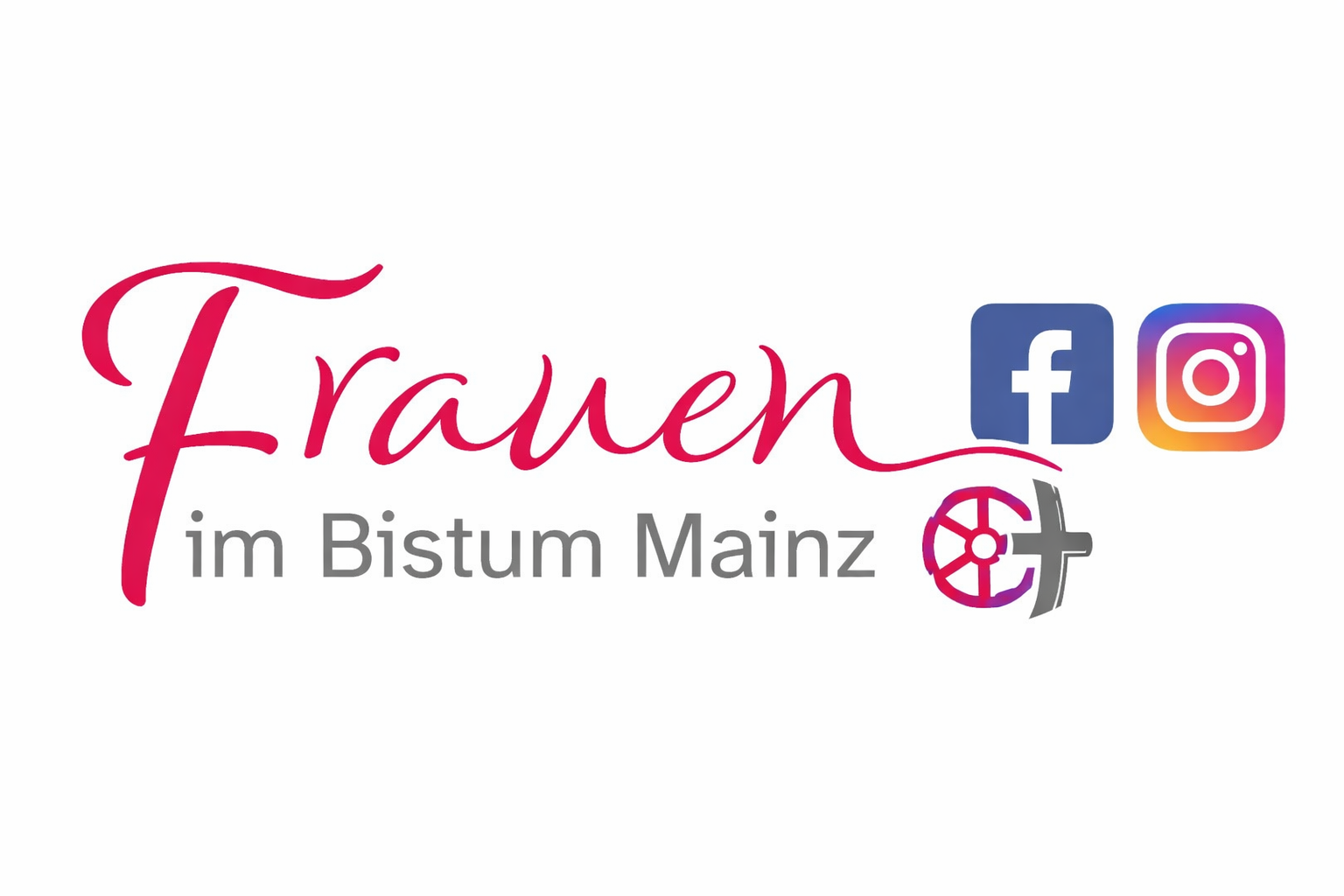 Frauen im Bistum Mainz Logo SoMe
