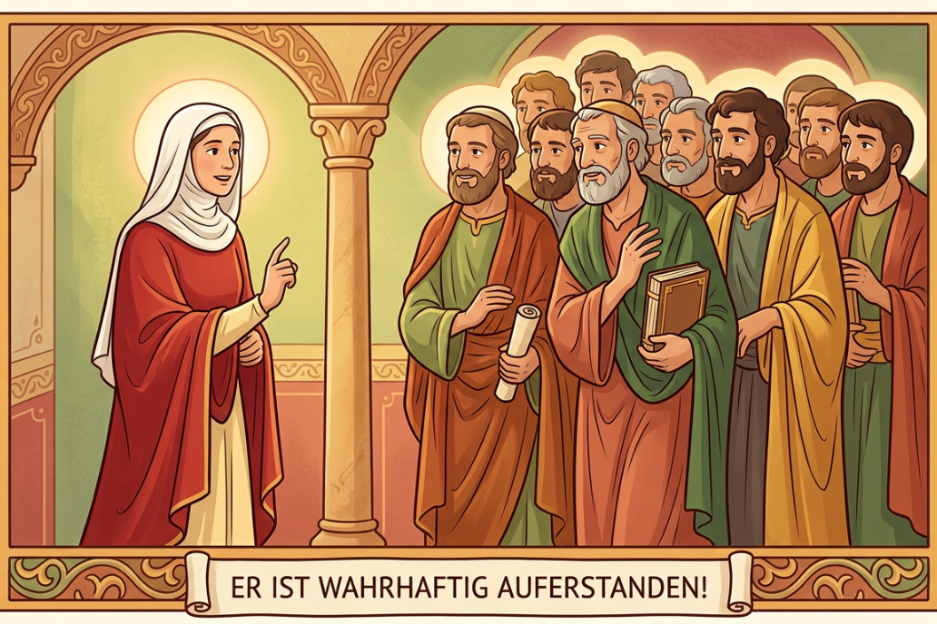 Maria Magdalena verkündigt