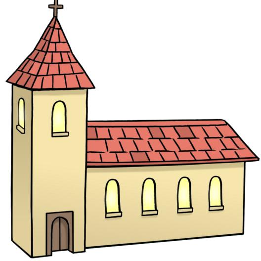 das Bild zeigt eine Kirche