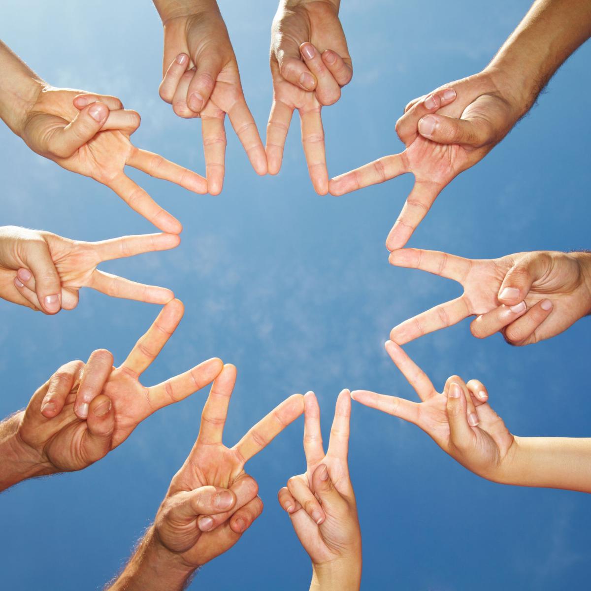 Netzwerk Stern am Himmel