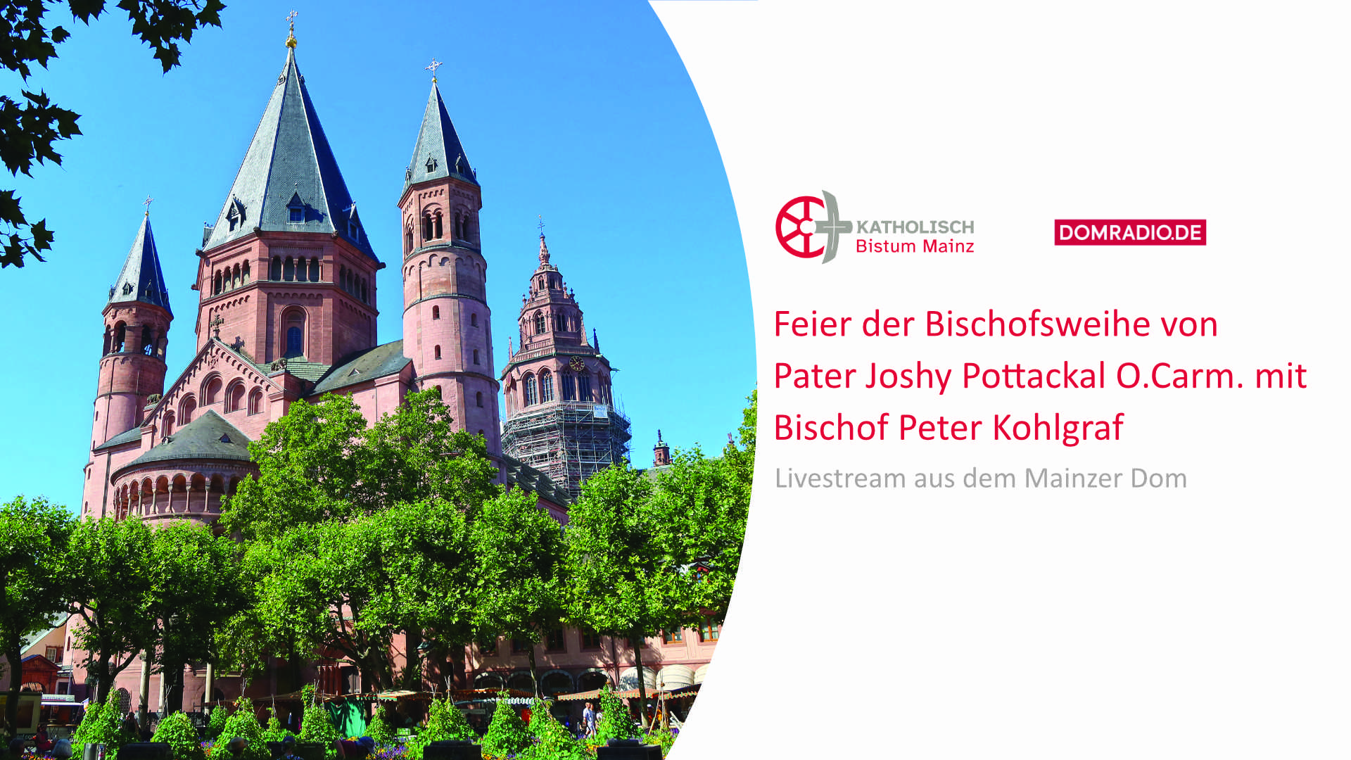 Weihegottesdienst 15 März 2026 im Mainzer Dom