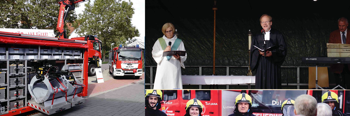 Ökumenischer Gottesdienst bei der Pfungstädter Feuerwehr am 03.09.2023 (c) St. Antonius Pfungstadt