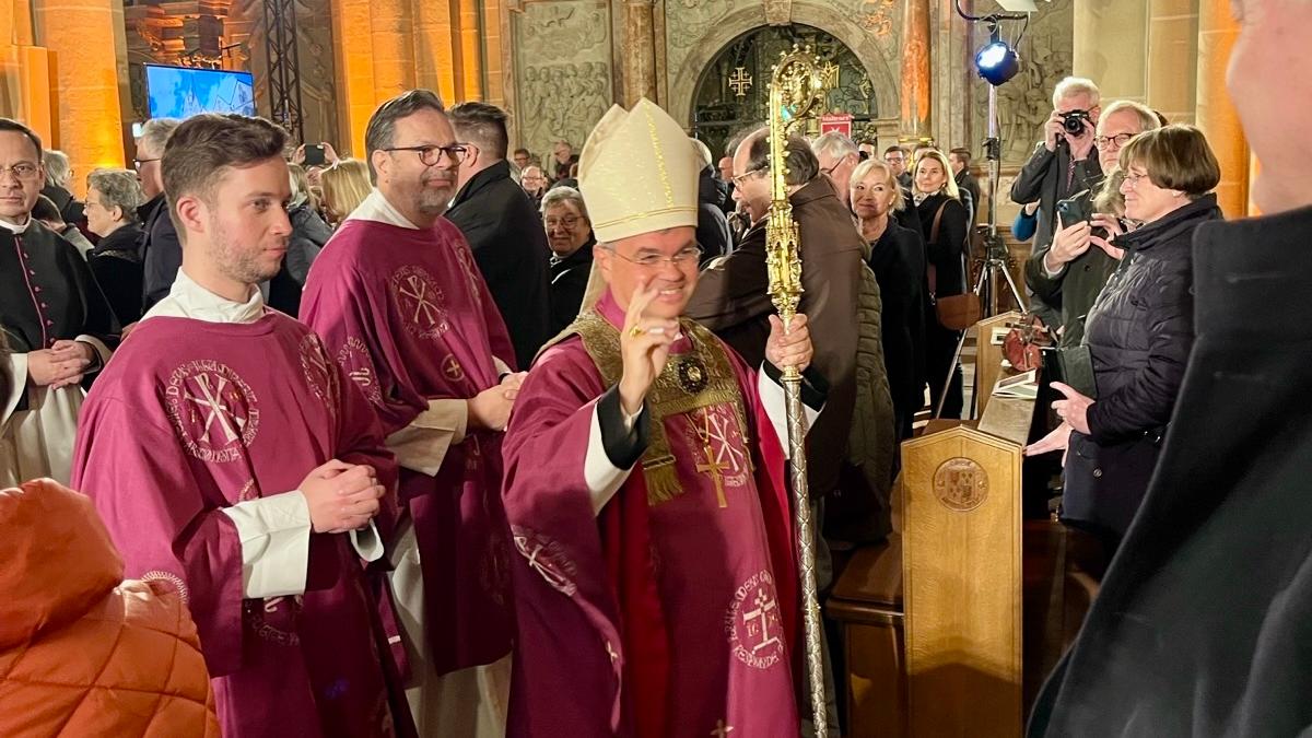 Erzbischof Bentz bei seinem Amtsantritt in Paderborn