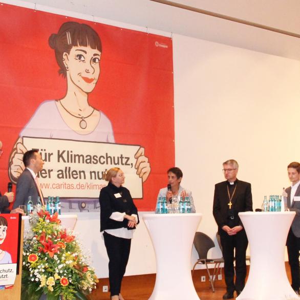 PM Jahresempfang Hessen Caritas 2023 Talkrunde (c) Caritasverband der Diözese Mainz